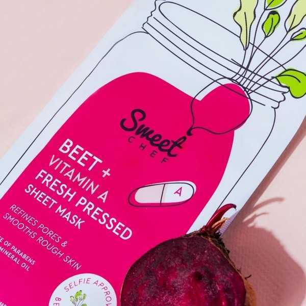 Sweet Chef Beet + Vitamin A Fresh Pressed Sheet Mask - 1