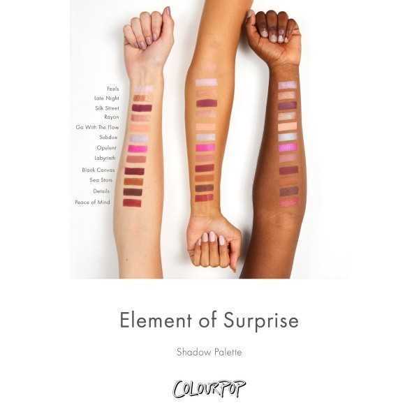 ColourPop Eyeshadow Palette Element of Surprise